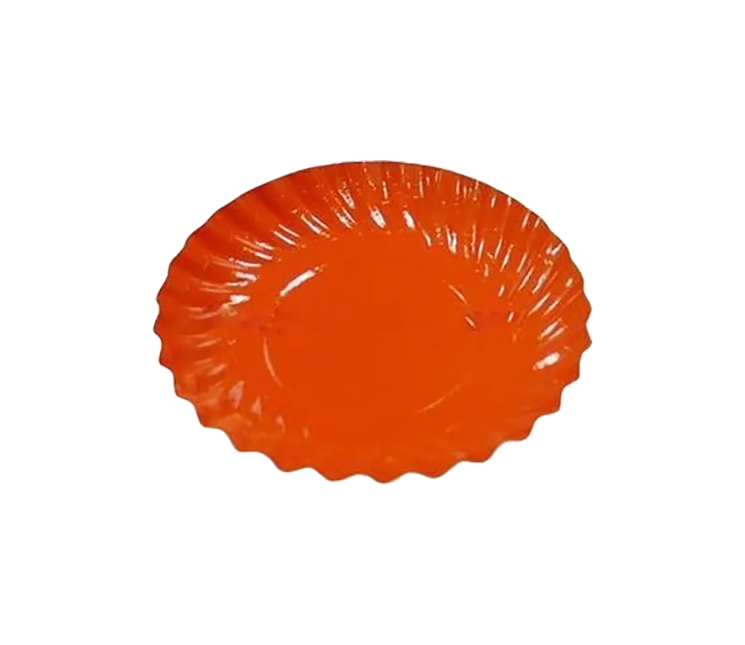 Mini assiette orange - x100