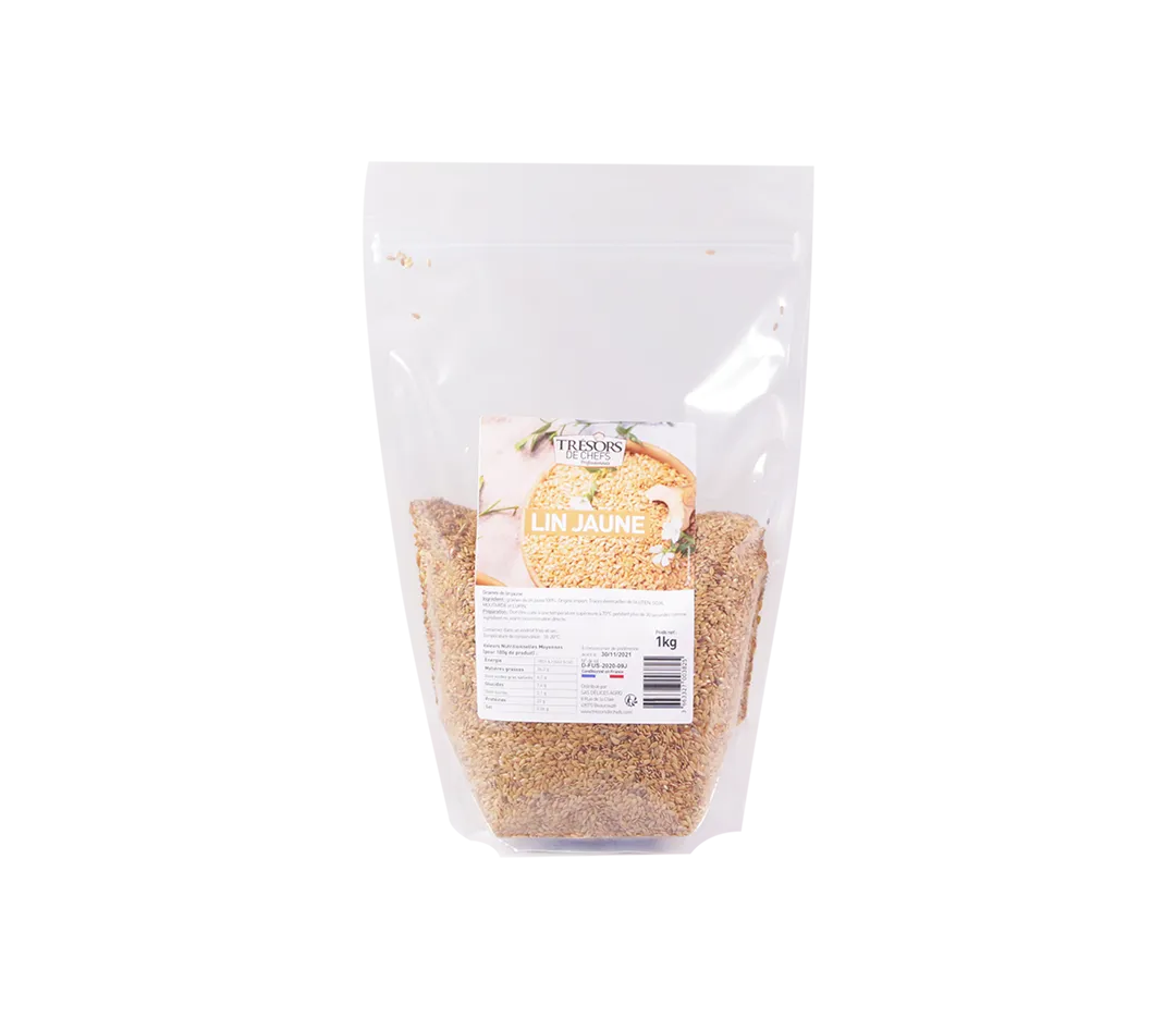 Graines de lin jaune - 1kg
