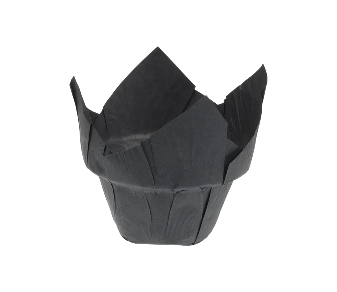 Caisse Tulipcup noire x 150