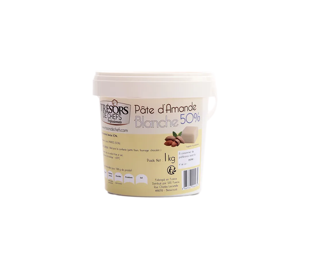 Pâte d'amande blanche 50% - 1kg