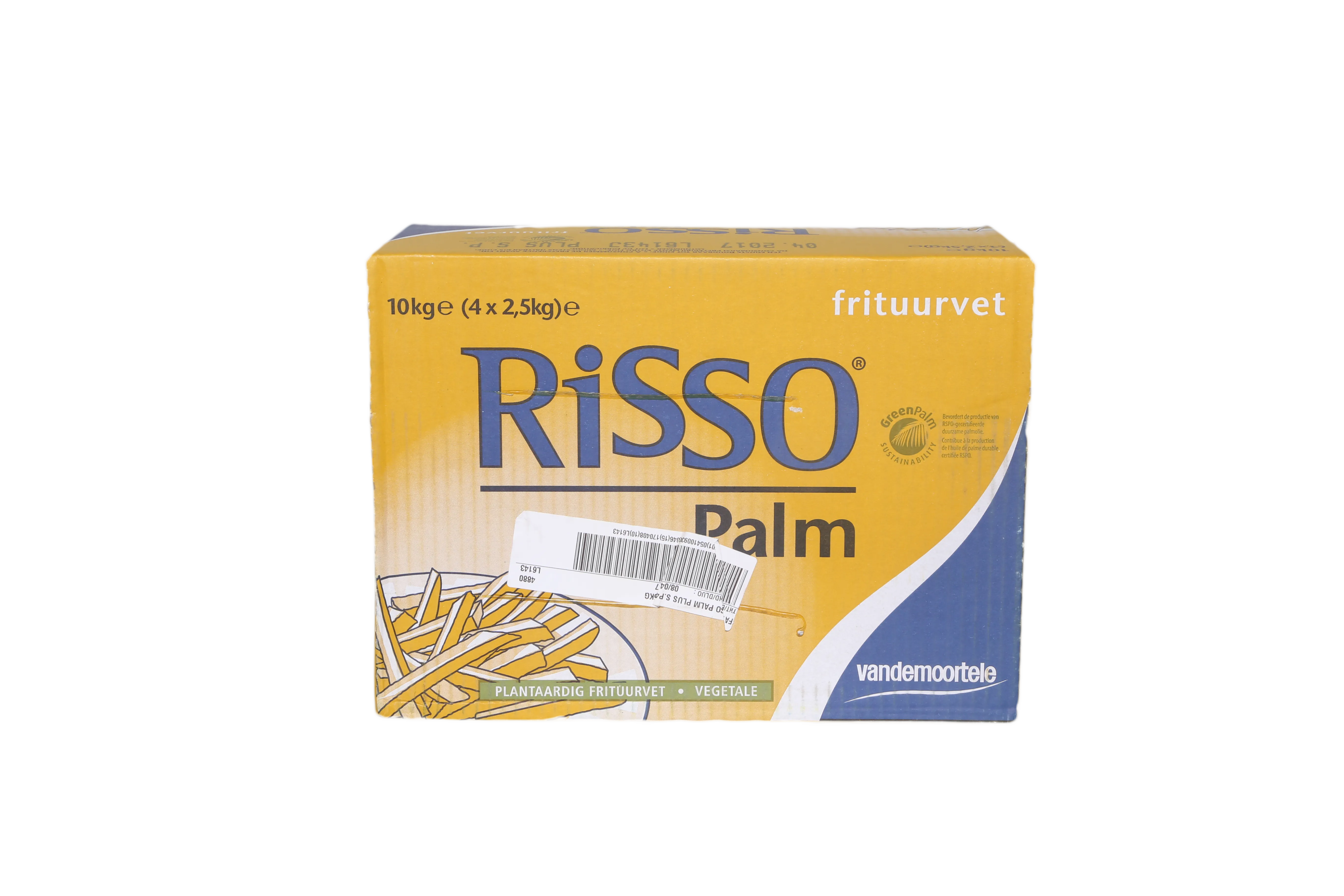 Graisse de palme Risso - 4x2,5kg