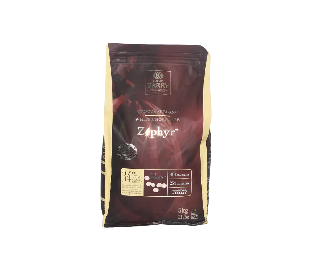Chocolat blanc Zéphyr 34% - 5kg