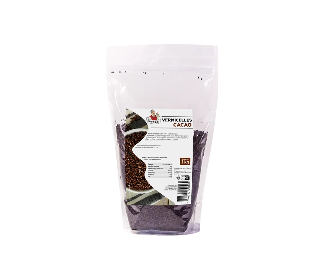 Vermicelle de cacao 8,3% - 1kg