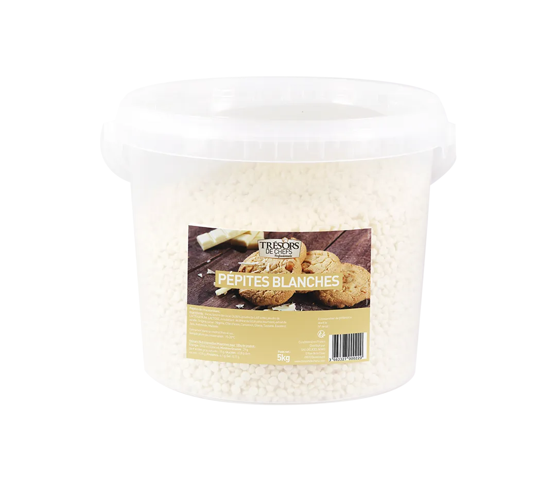 Pépites de chocolat blanc 30% - 5kg