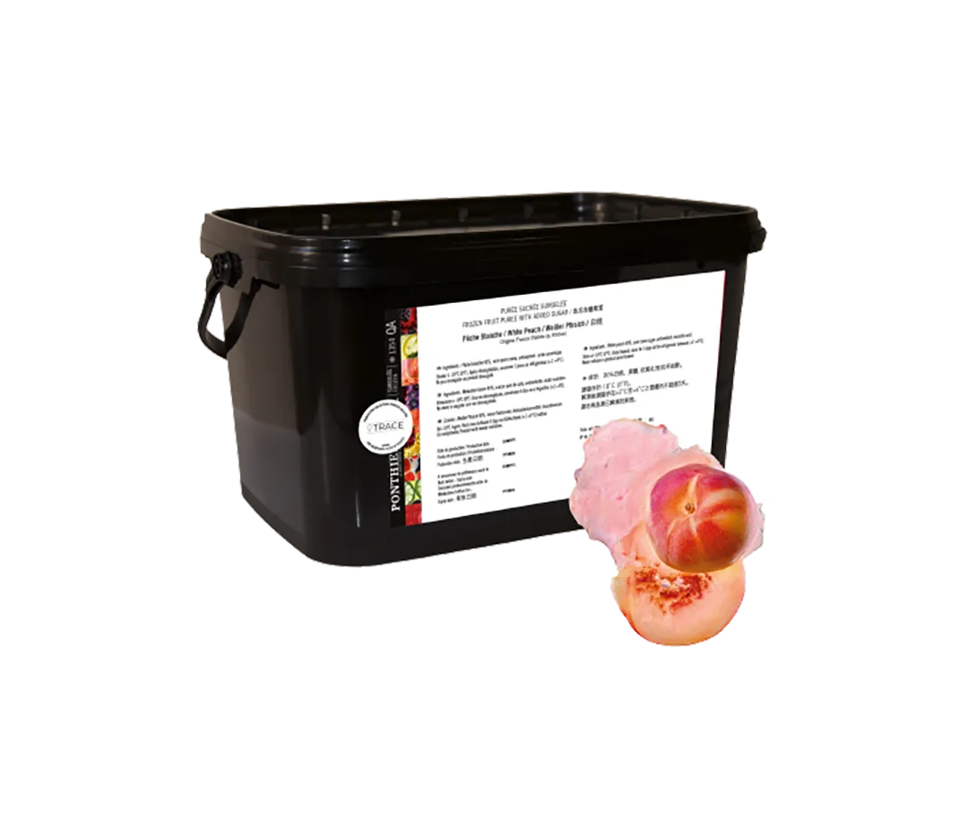 Purée de Fruits Surgelée Pêche blanche