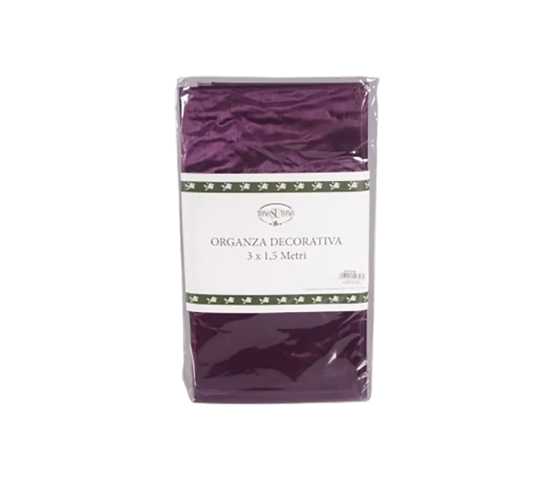 Tissu organza violet