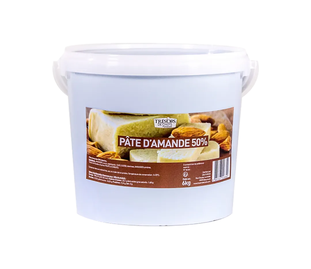 Pâte d'amande blanche 50% - 6kg