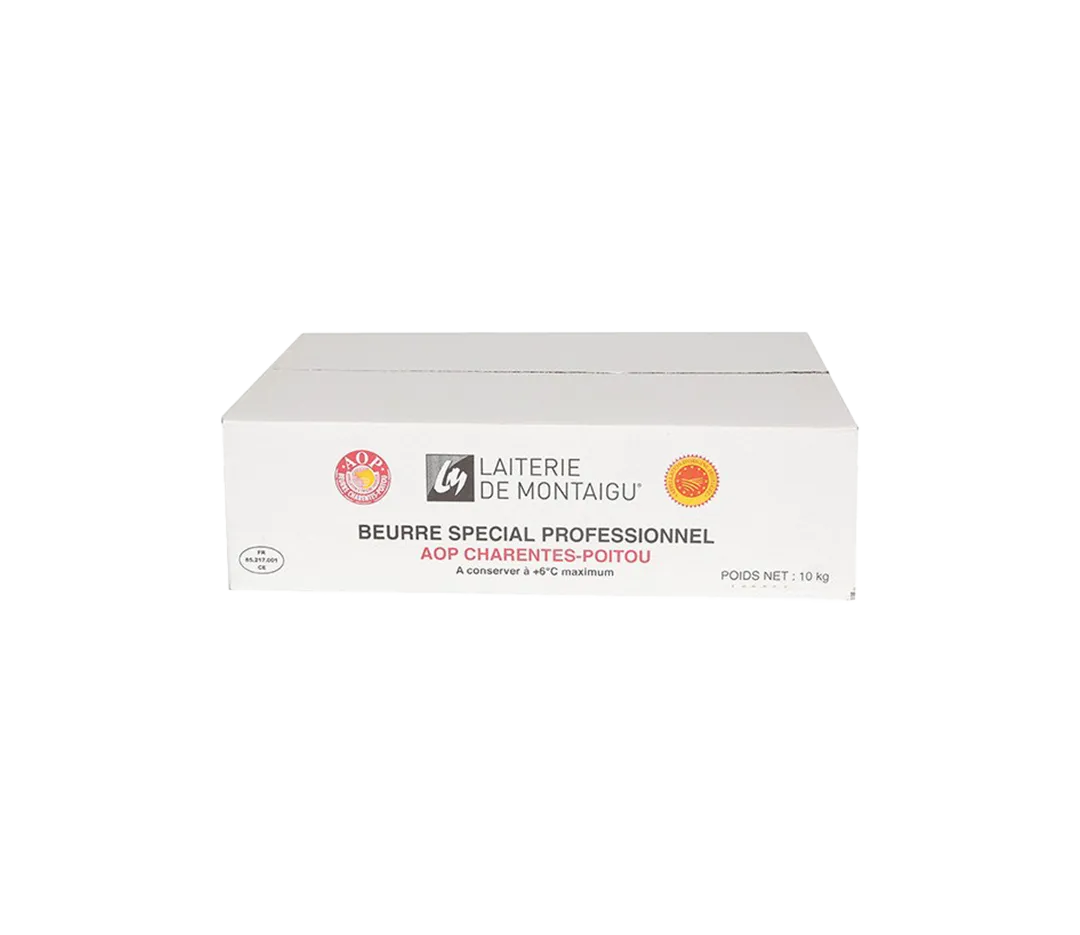 Beurre AOP 82% Montaigu - 5x2kg