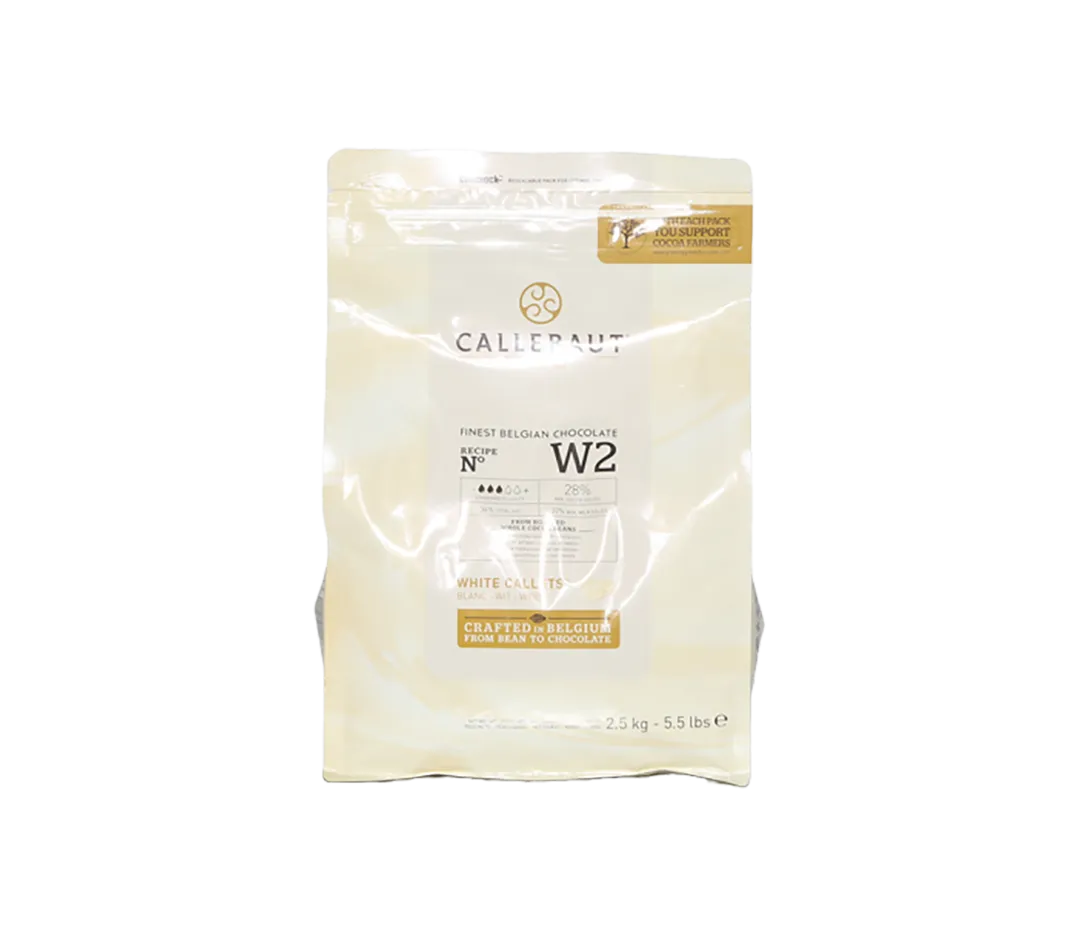 Chocolat blanc 28% de cacao - 2,5kg