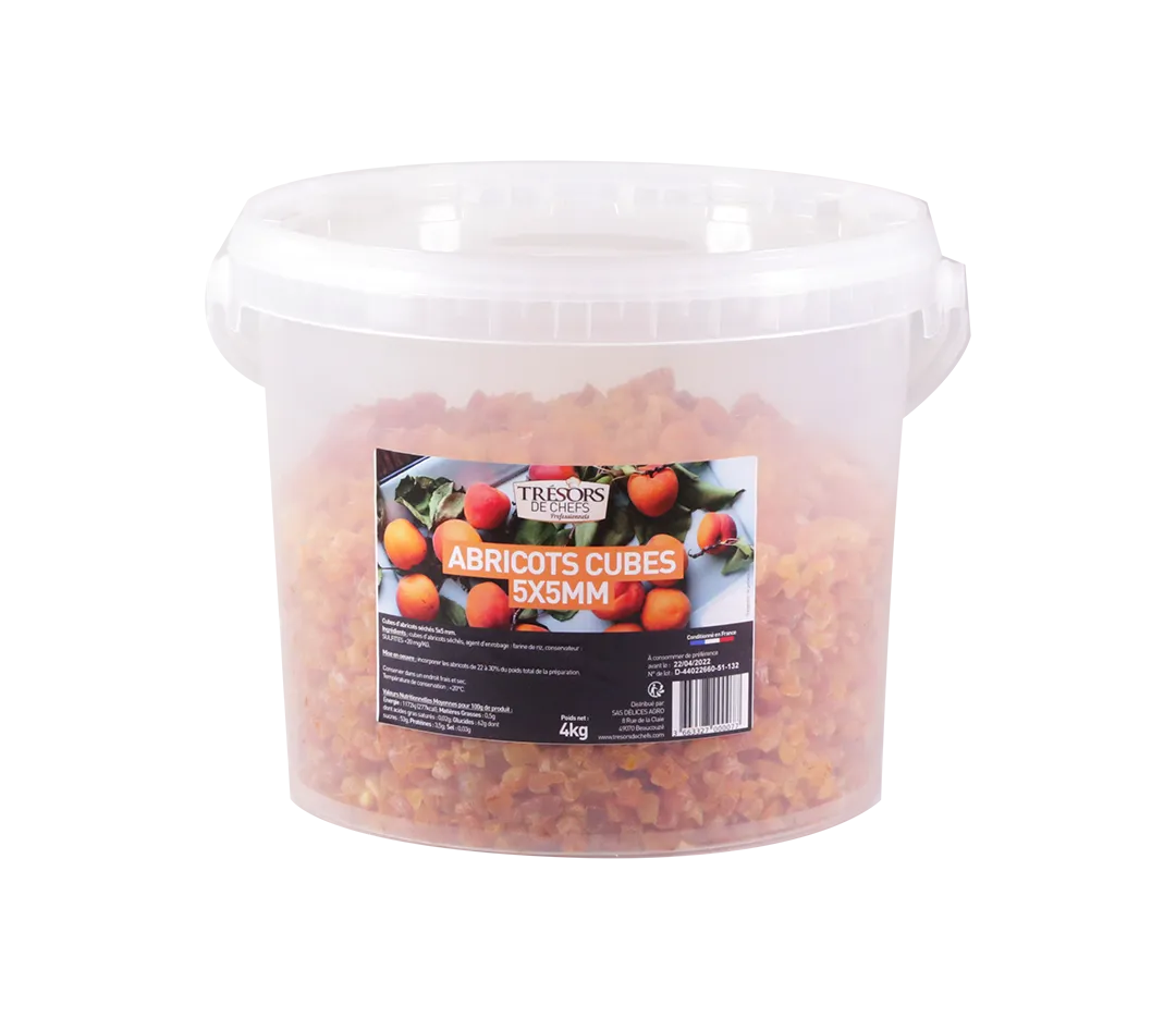 Abricots secs en cubes