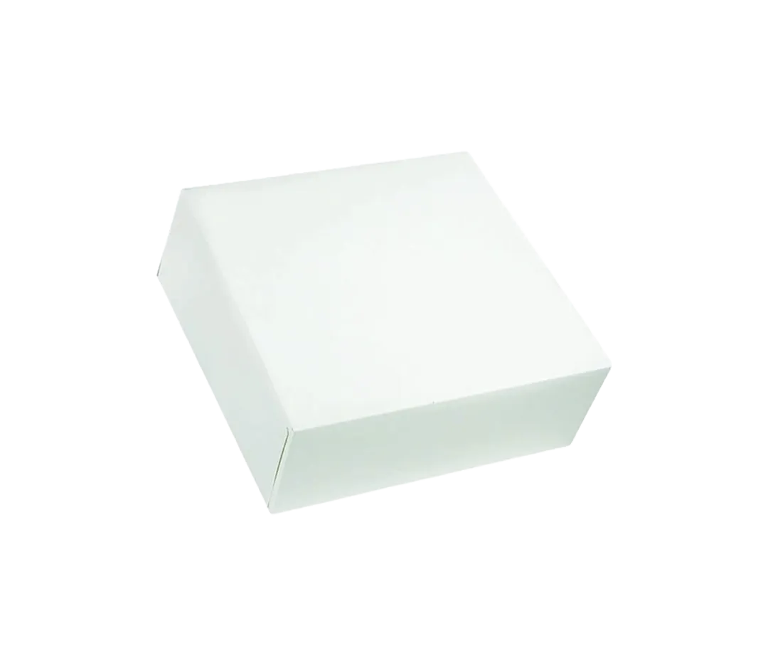 Boîte pâtissière blanche - x25