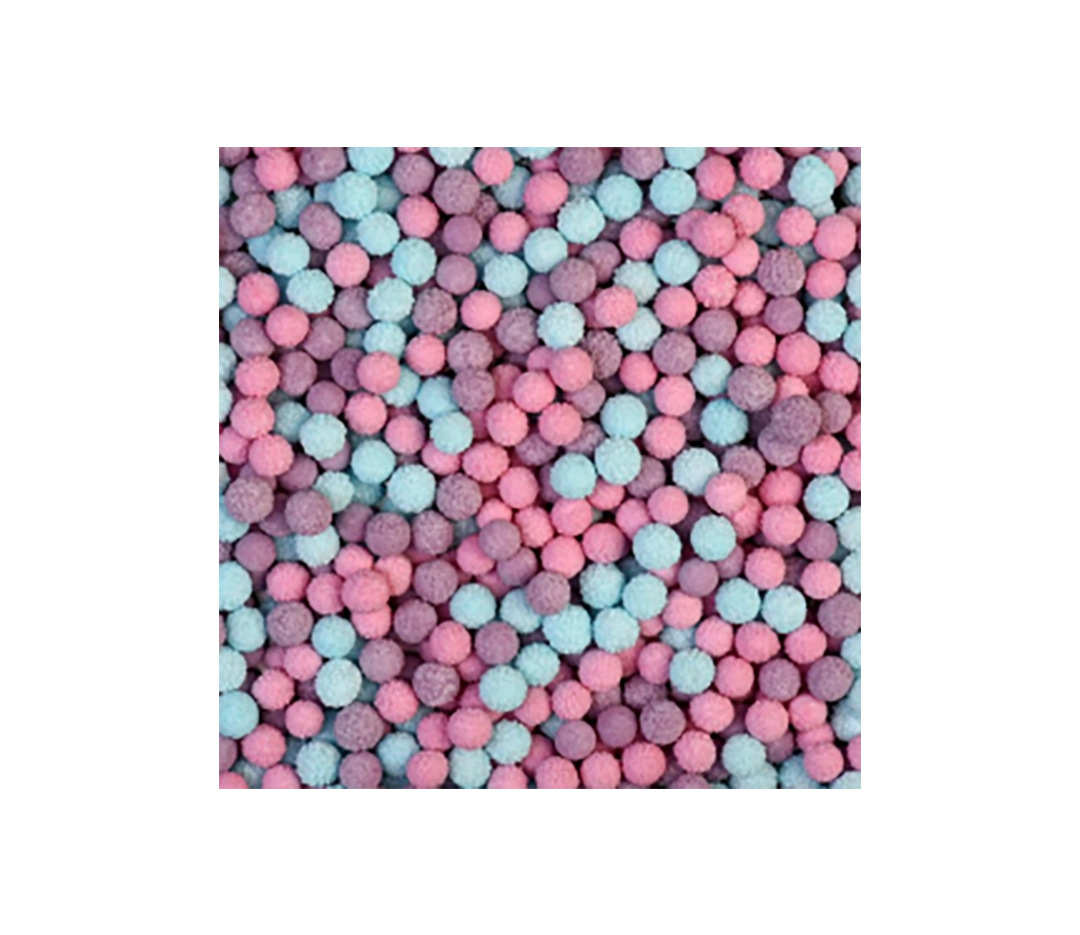 Perles sucrées pastel rose - 1kg