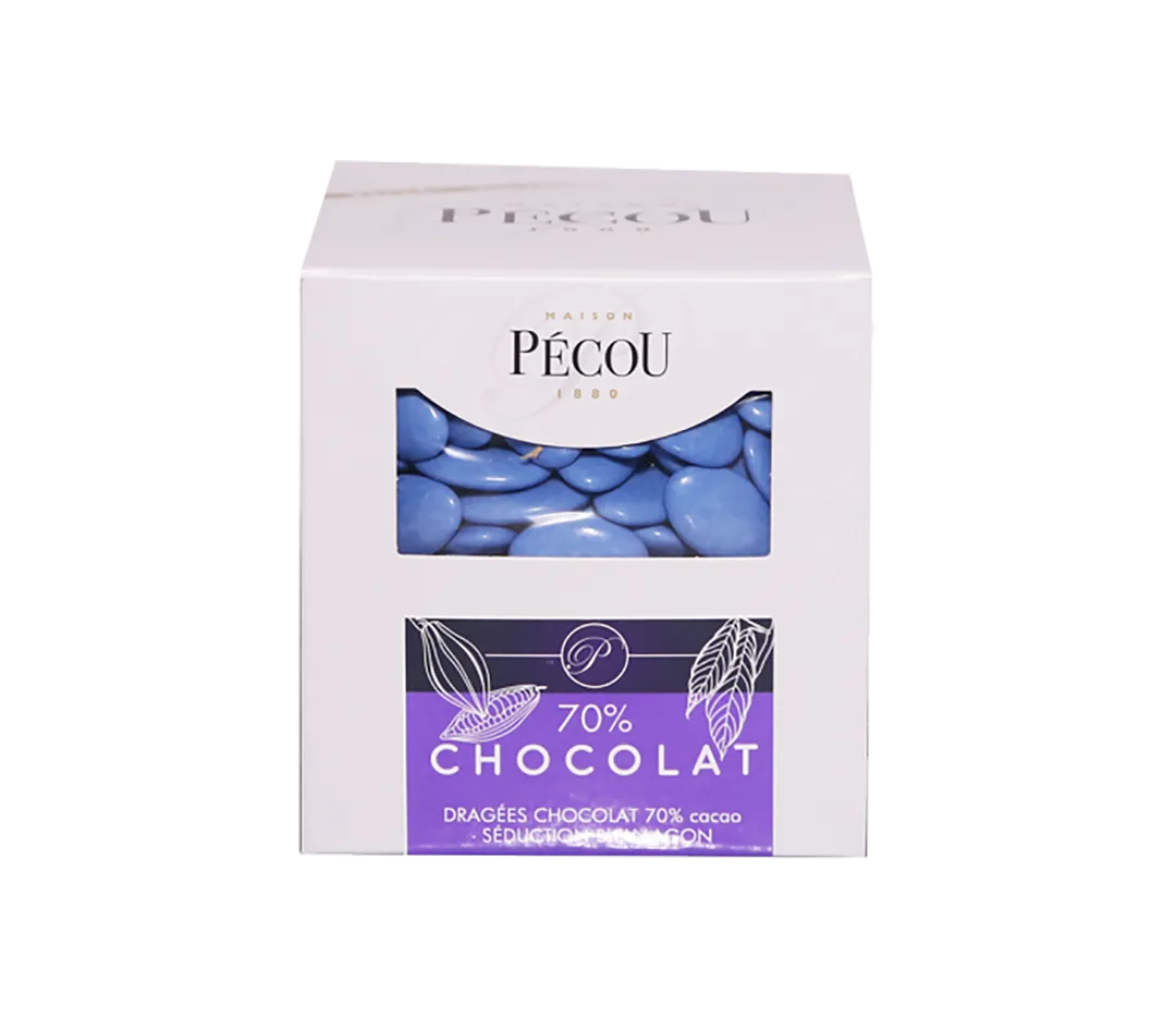 Dragées Chocolat bleu azur - 1kg