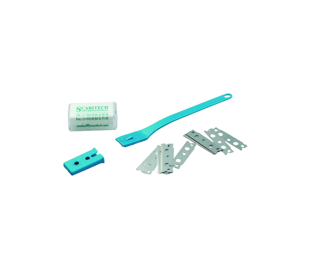 Kit Grignette bleue + 25 lames