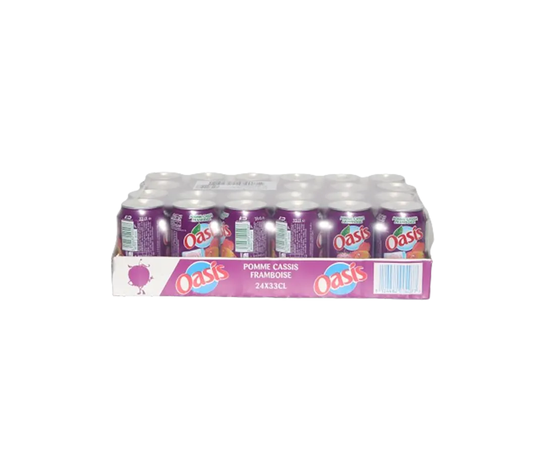 Oasis pomme cassis framboise 24x33cl