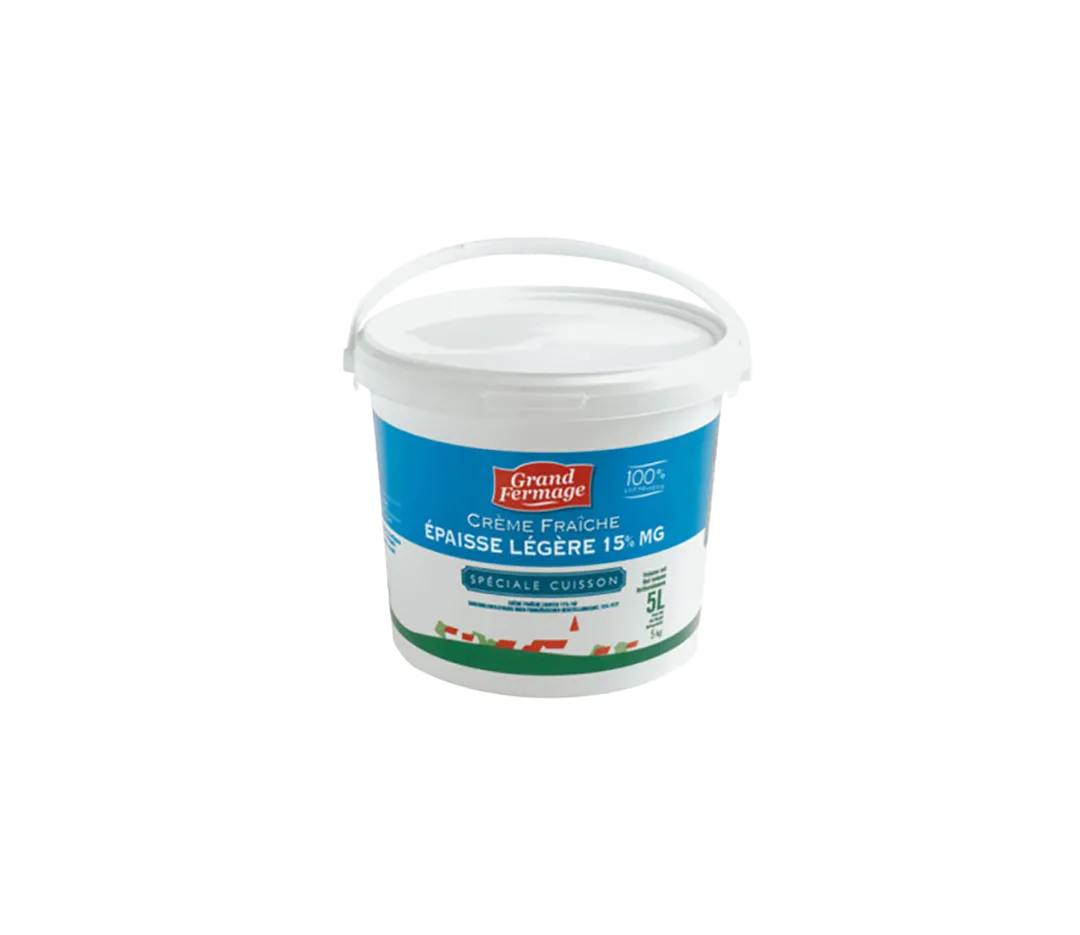 Crème fraîche épaisse 15% - 5kg