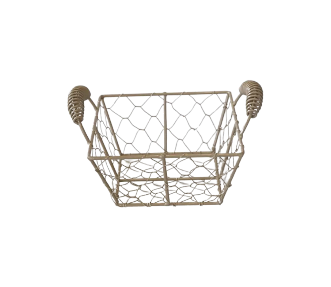 Panier carré métal