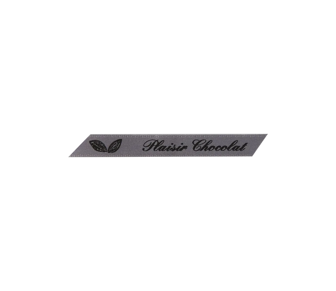 Ruban satin "Plaisir Chocolat"