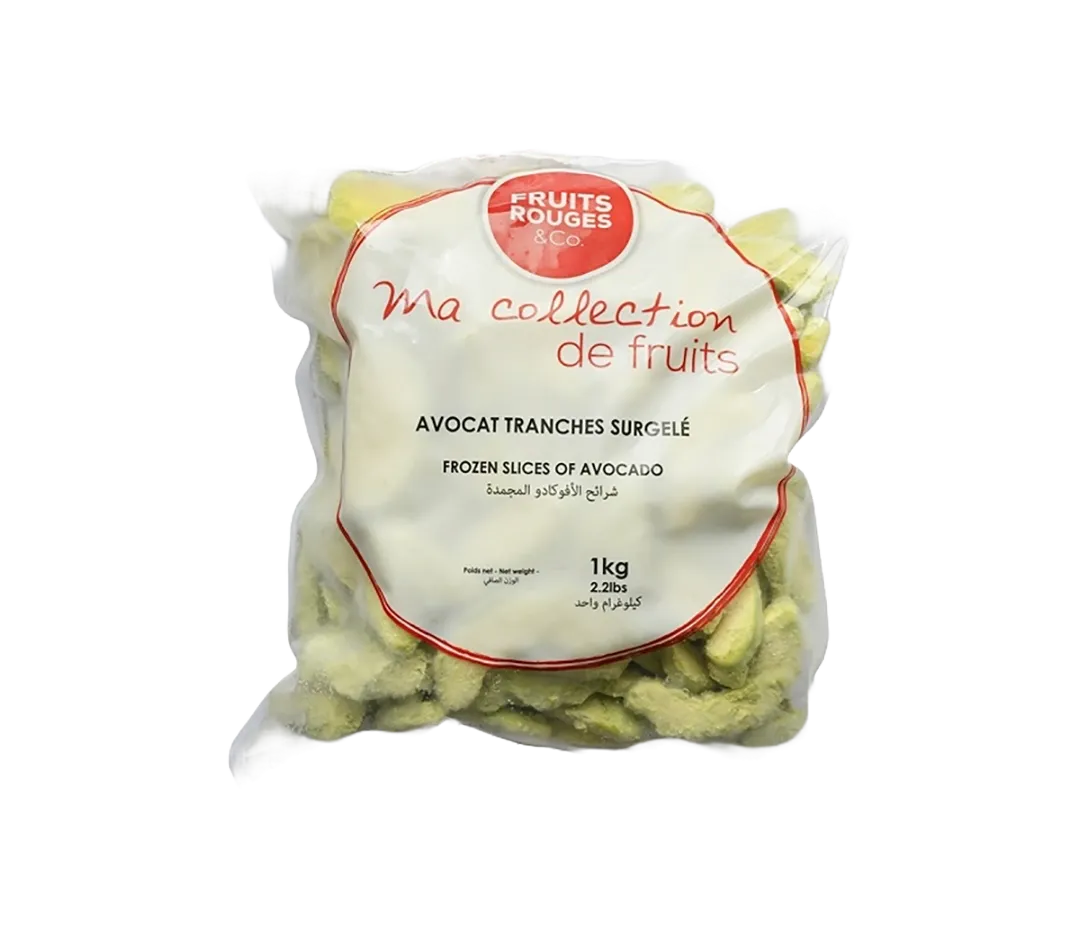 Avocat en tranche surgelé - 1kg