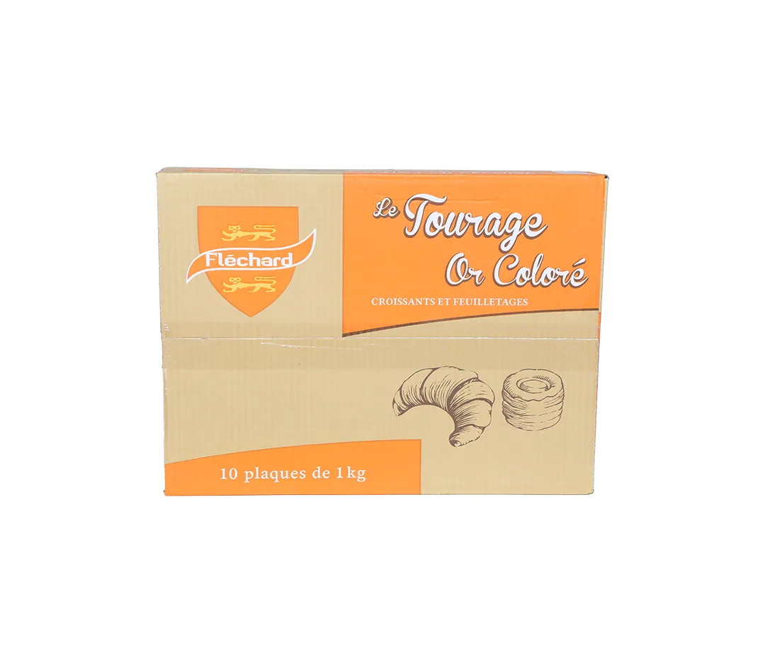 Beurre tourage coloré - 10x1kg