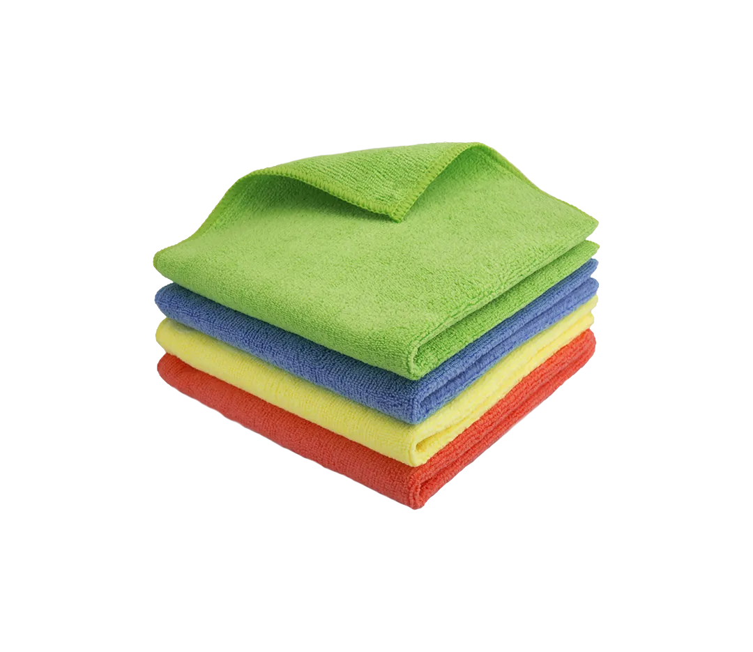 Lavette microfibre bleue x5