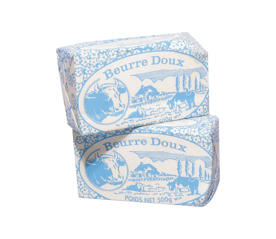 Beurre doux - 2x500g