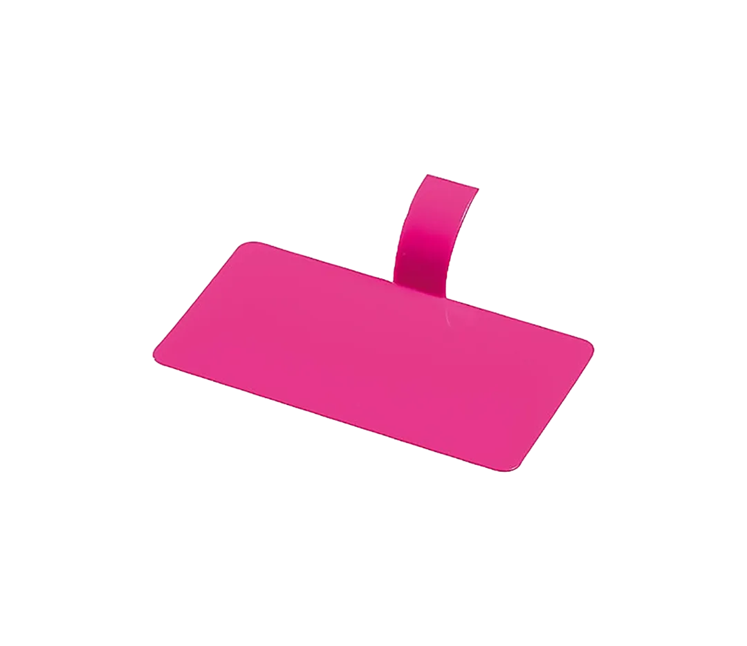 Palet' rectangle fuchsia - x100