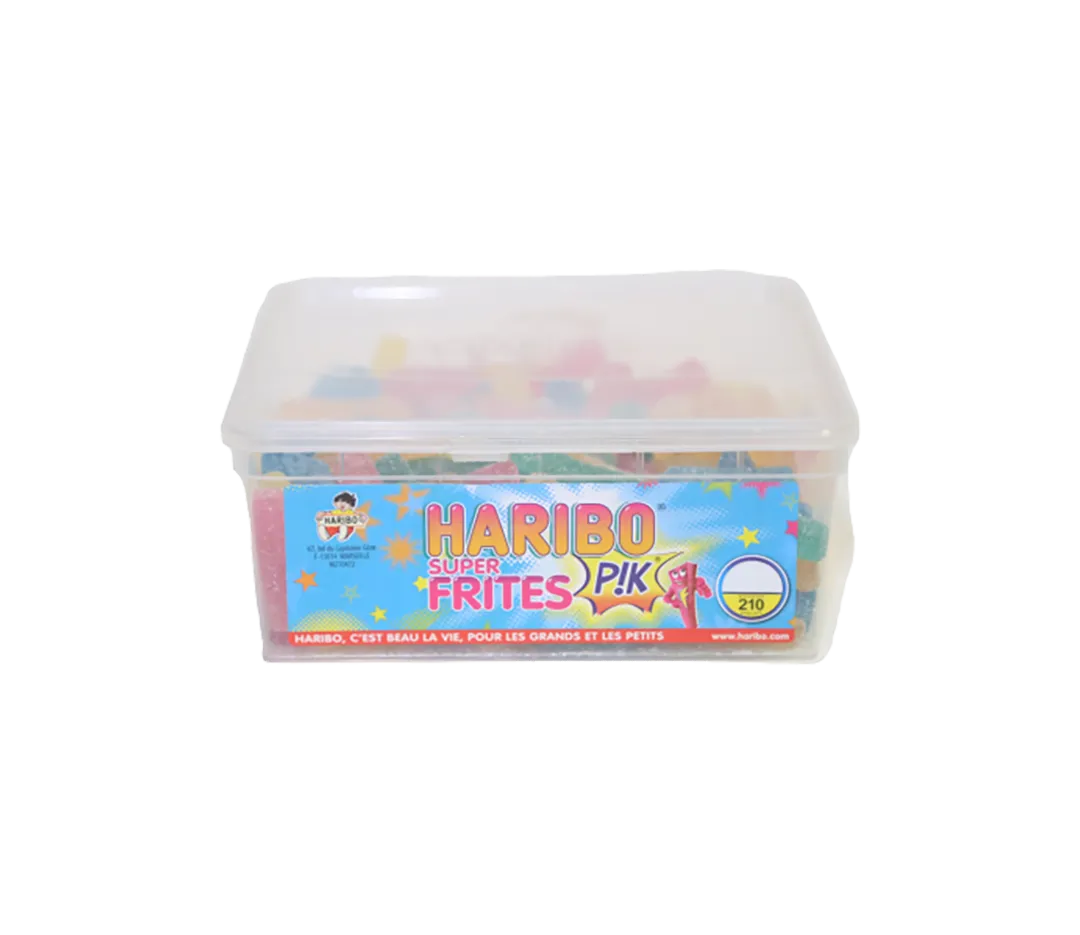Frites multicolores - 210 pièces
