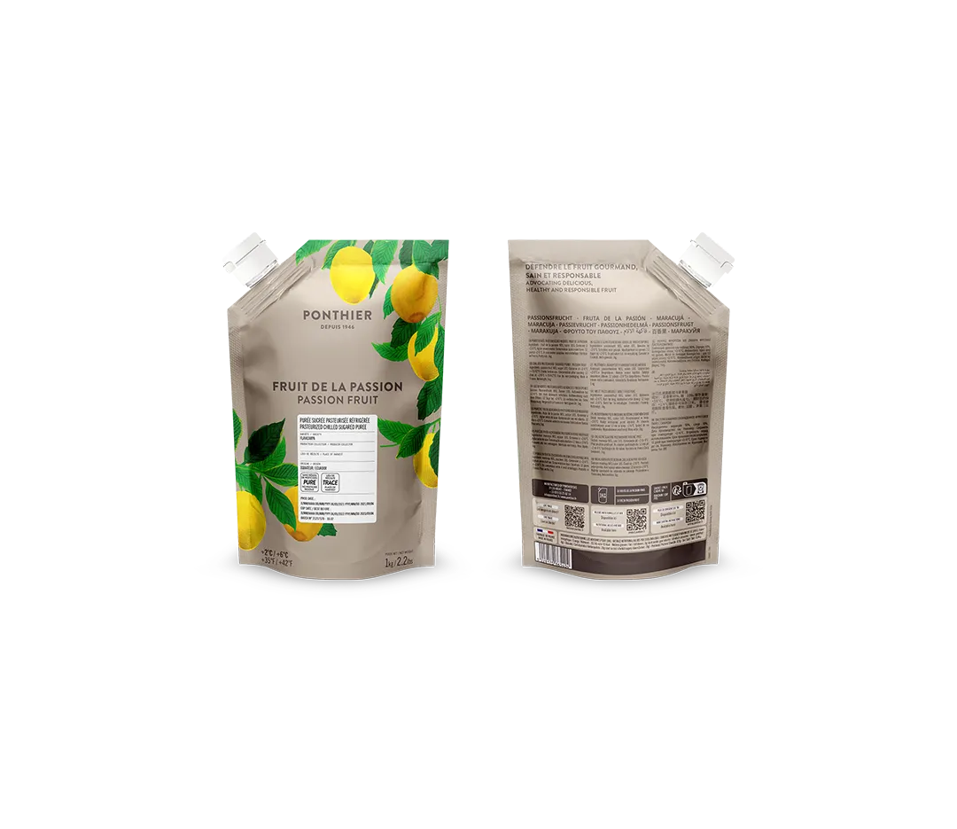 PUREE FRUIT PASSION 1KG FRAIS PONTHIER