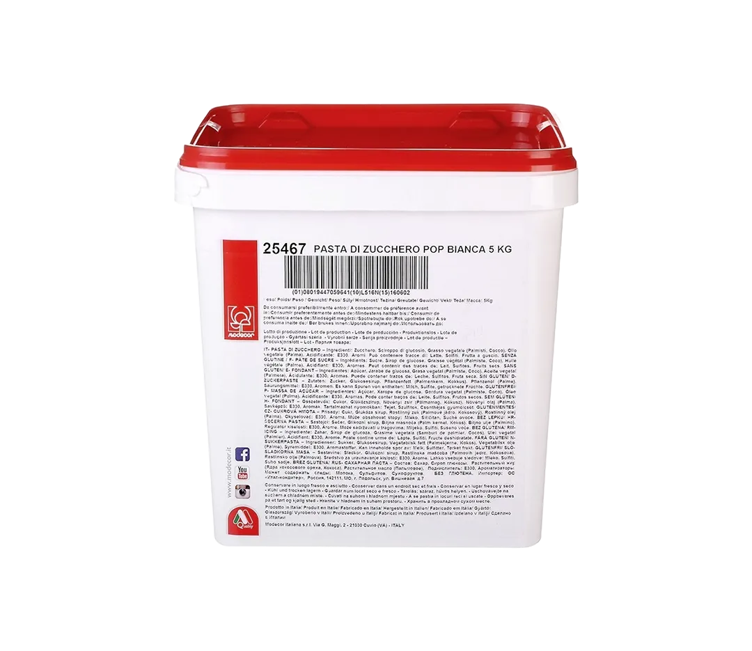 Pâte de sucre blanche - 5kg