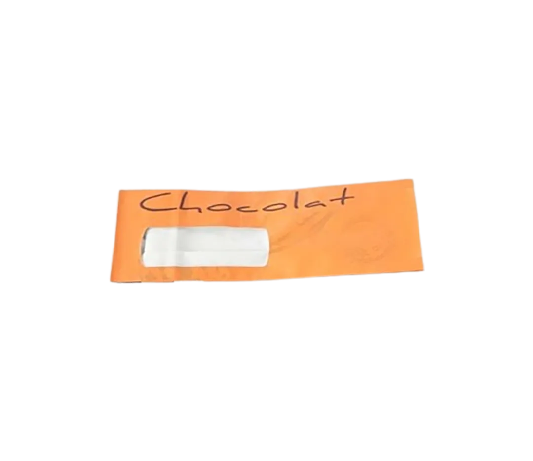 Sac papier orange choco - x50