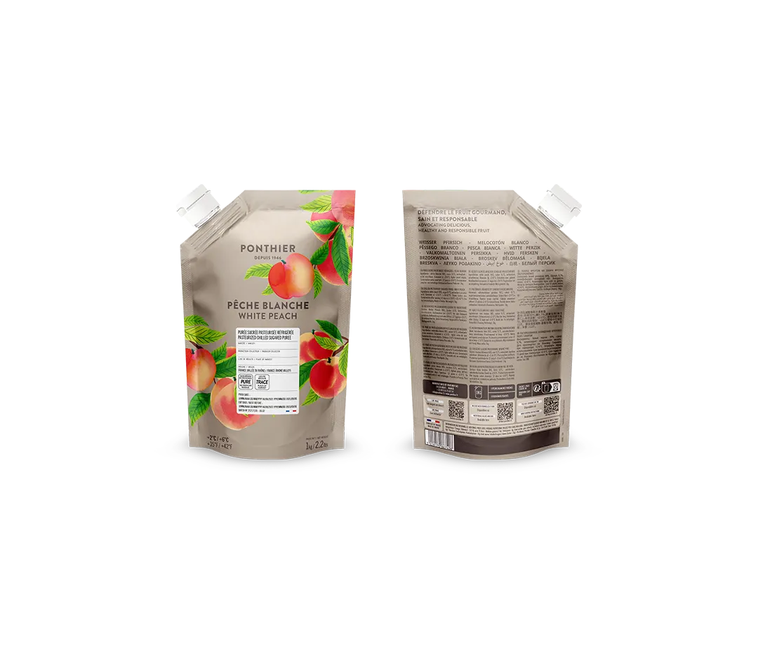 PUREE PECHE BLANCHE - PONTHIER