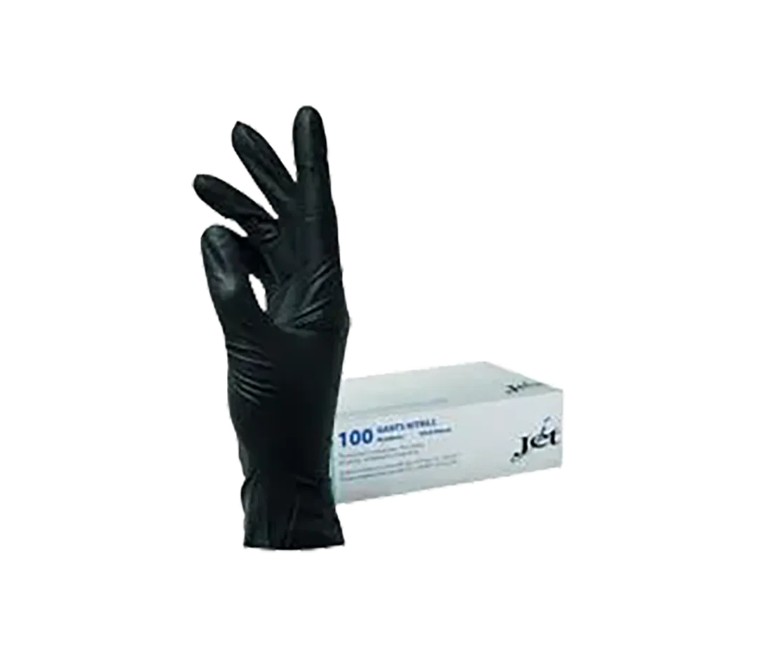 Gants en nitrile noir XL x 100