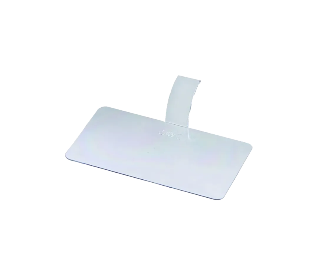 Palet' rectangle transpa. - x100