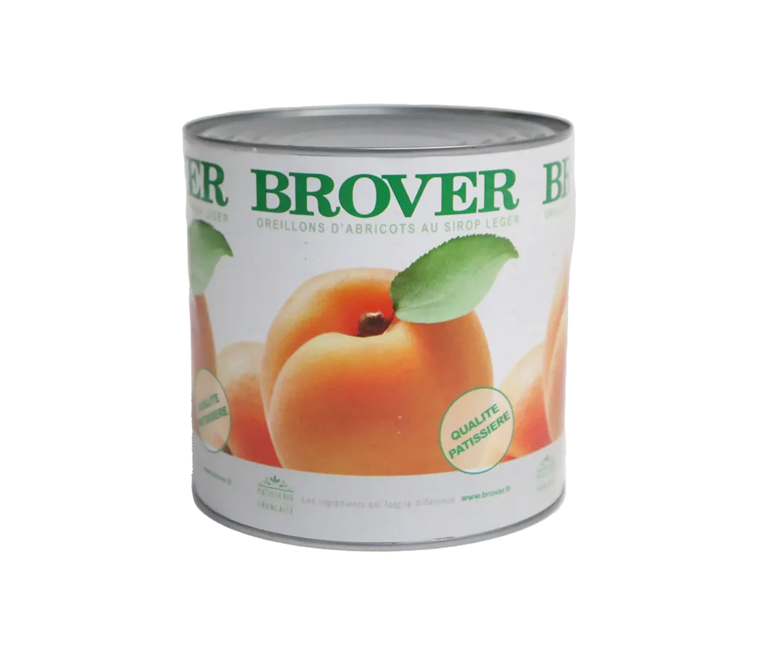 Abricots oreillons au sirop - 3/1