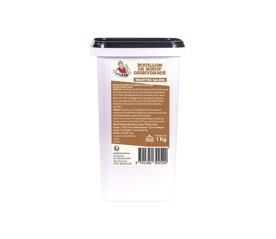 Bouillon de bœuf déshydraté - 1kg