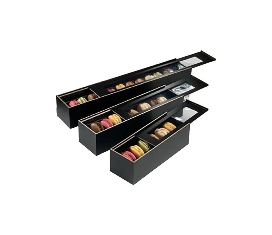 Plumier bois 8 macarons - x25