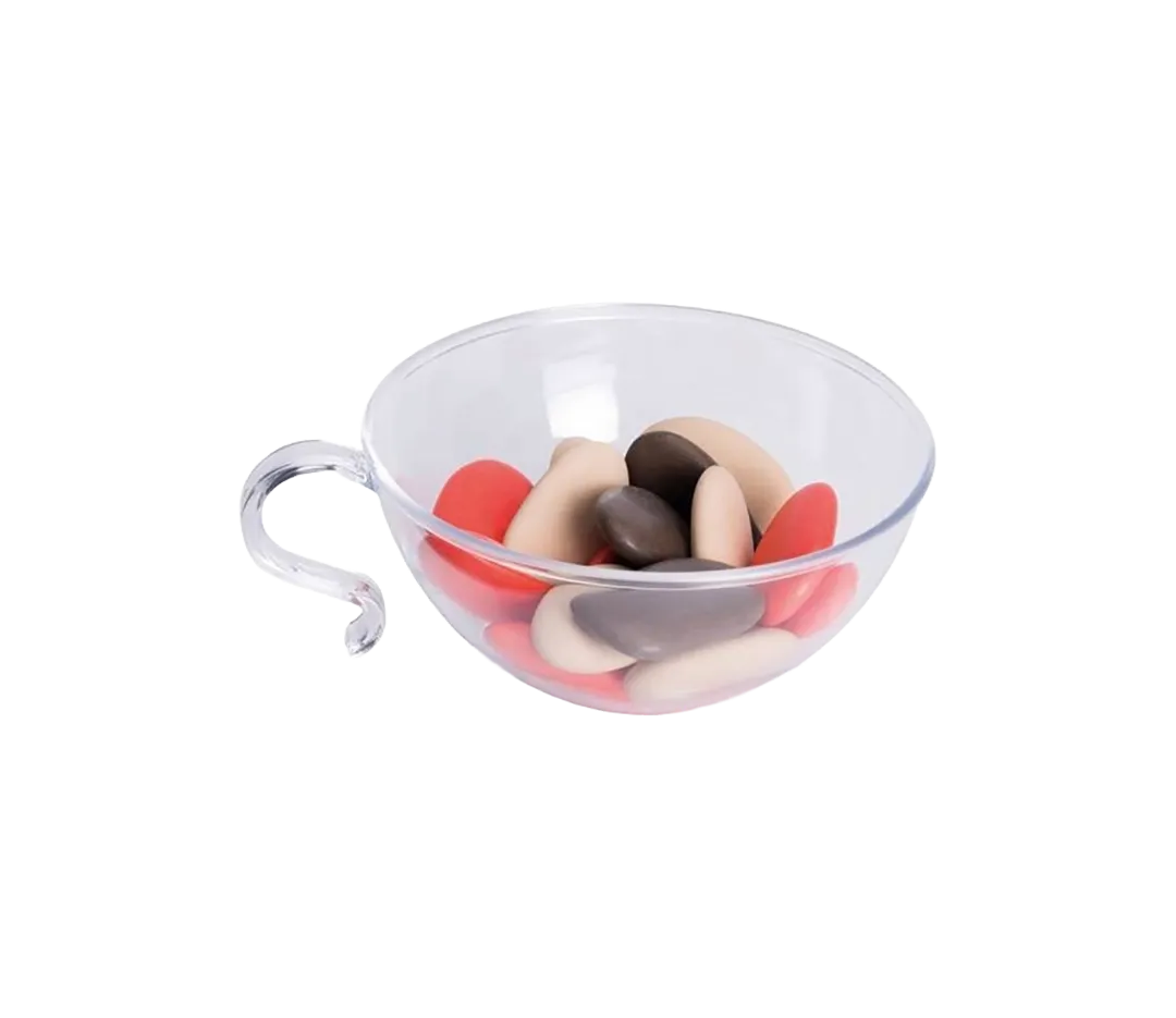 Tasse en plexi transparent