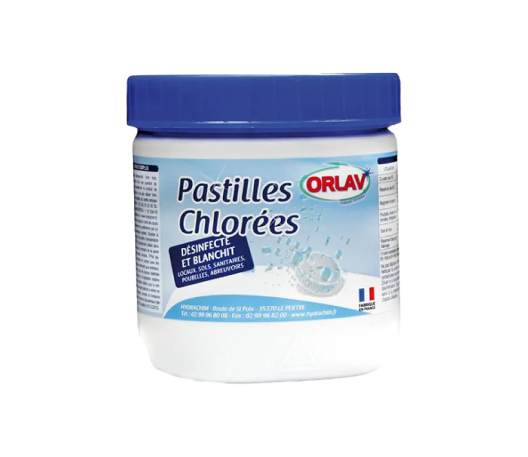 150 Pastilles de javel chlorées