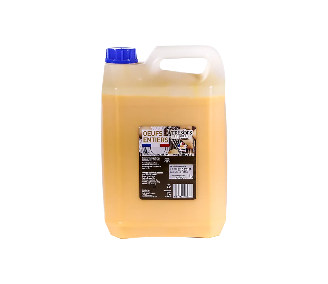 Oeuf entier liquide - 5L