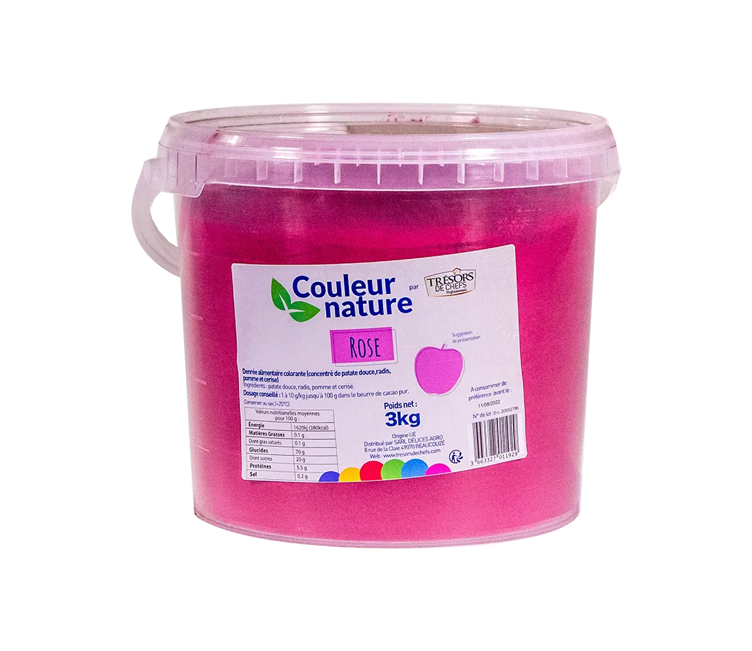Couleur nature rose - 3kg