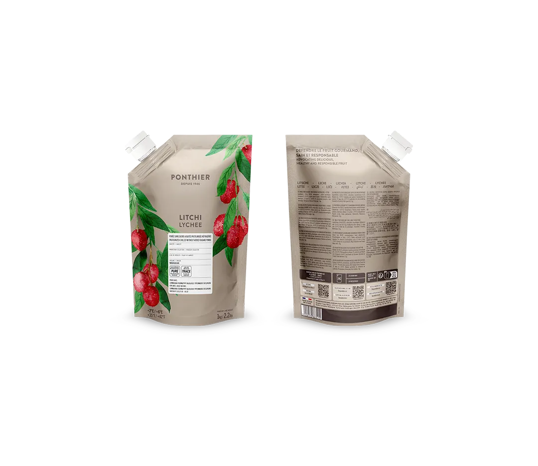 Purée de litchi fraiche - 1kg