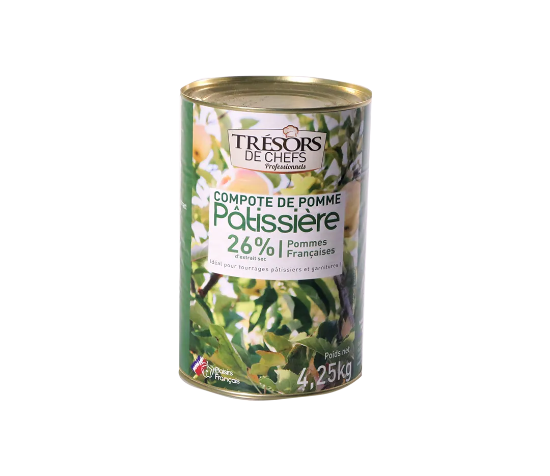 Compote de pomme 26% - Boite 5/1