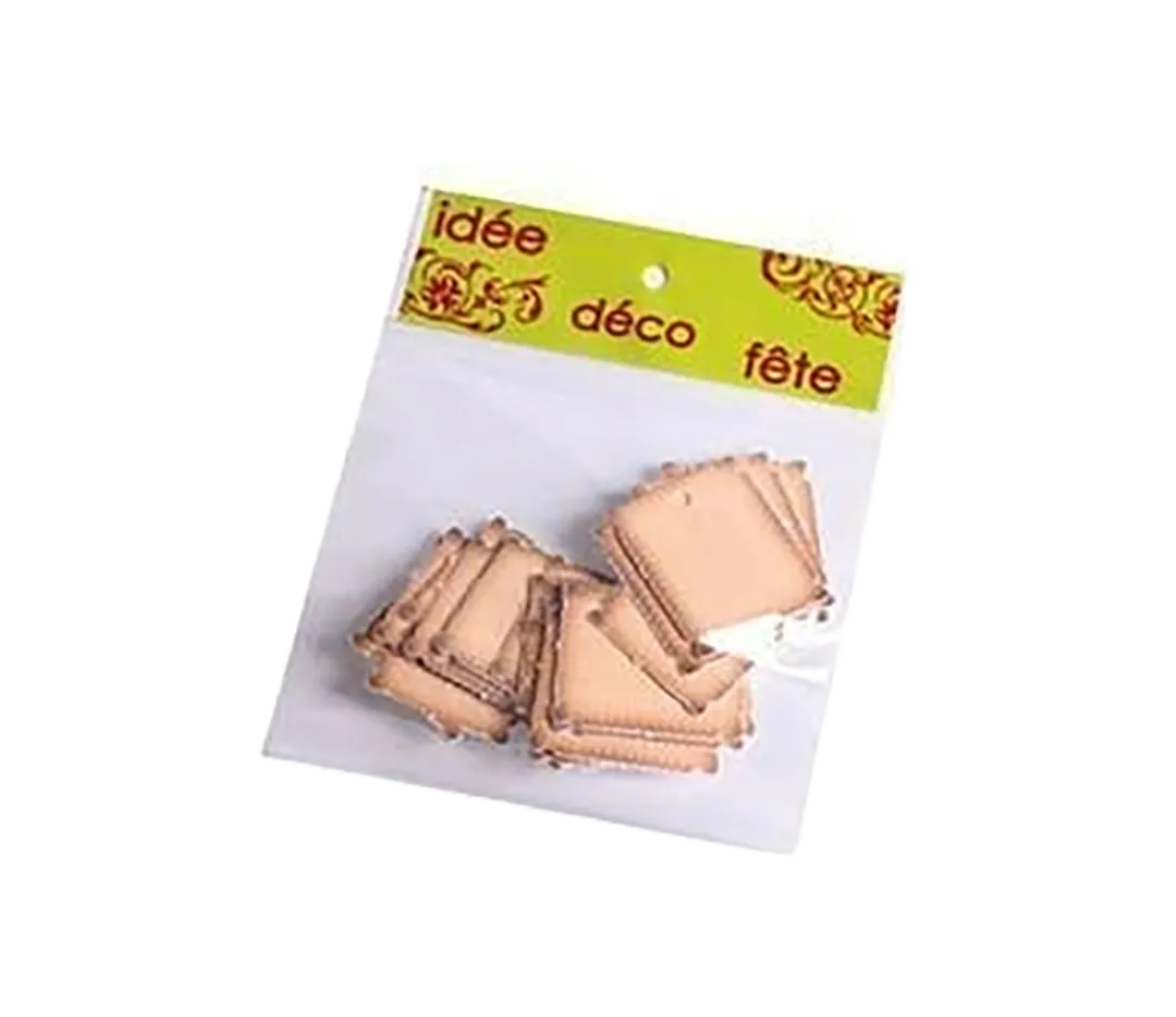 Étiquettes perforées biscuits