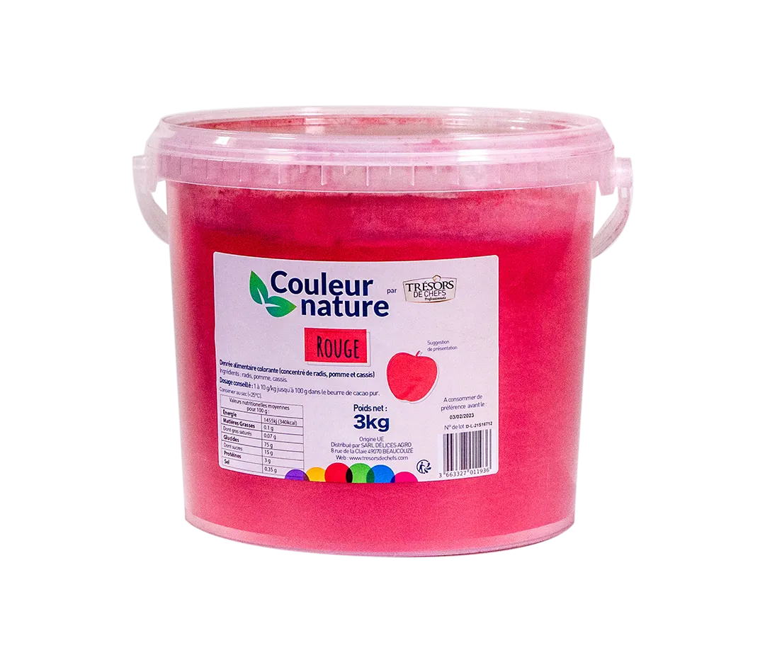 Colorant alimentaire rouge - 3kg