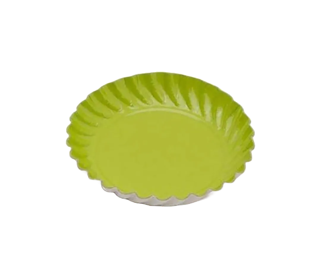 Mini assiette vert anis - x100