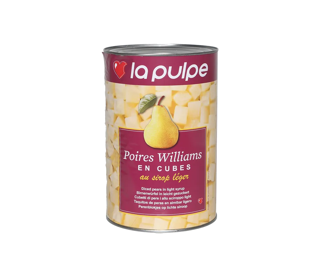 Poires Williams en cubes