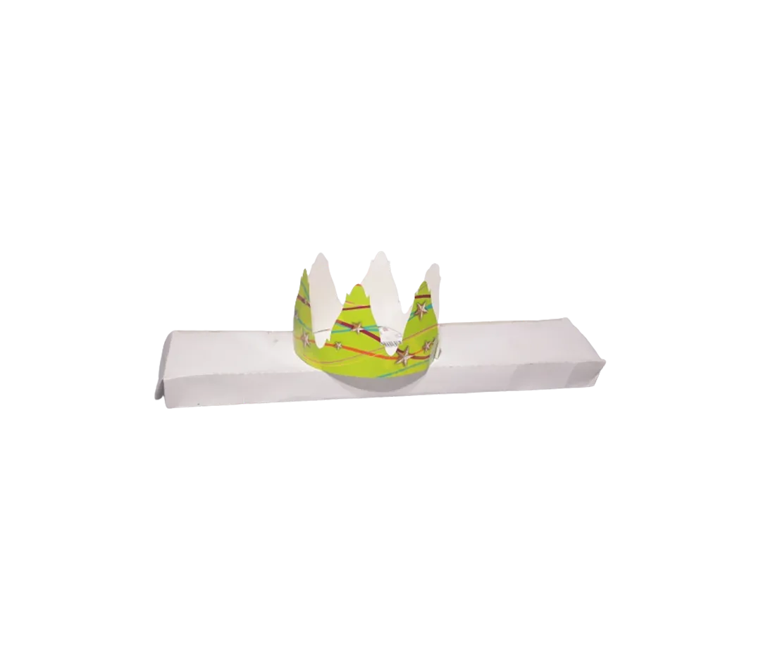 Couronne roi & reine or/crème