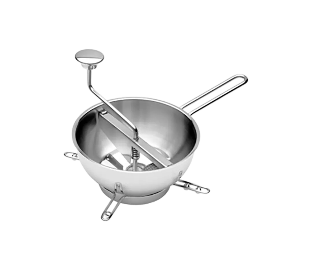 MOULIN A LEGUME 20CMS POIGNEE FIL+SUPPOR