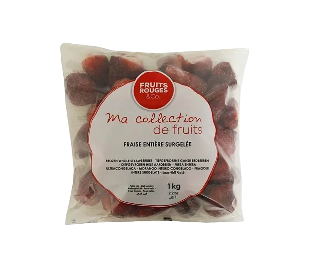 Fraises équeutées